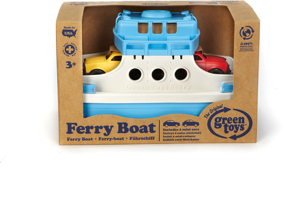 Green Toys Ferry Boat with Mini Cars