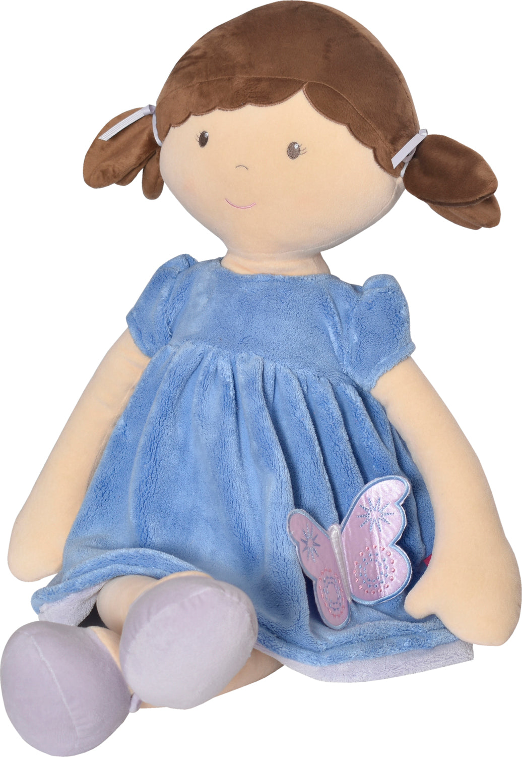 Pari Brown Hair i Blue & Purple Dress X-Large