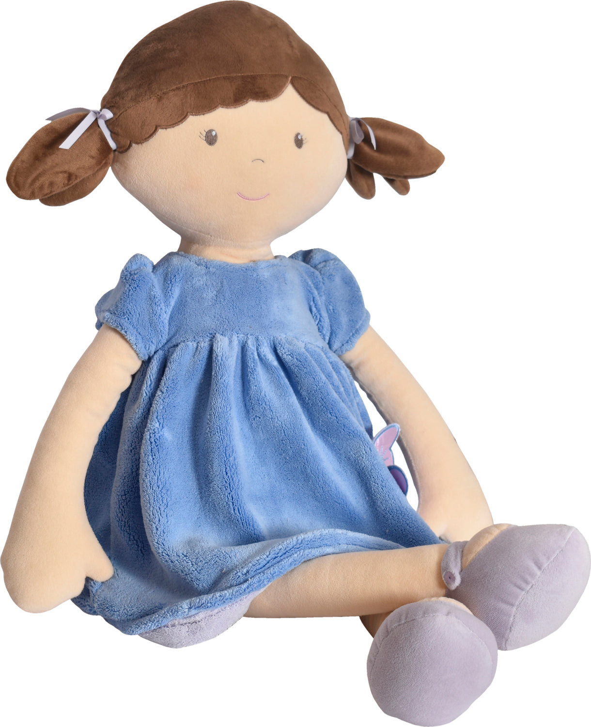 Pari Brown Hair i Blue & Purple Dress X-Large