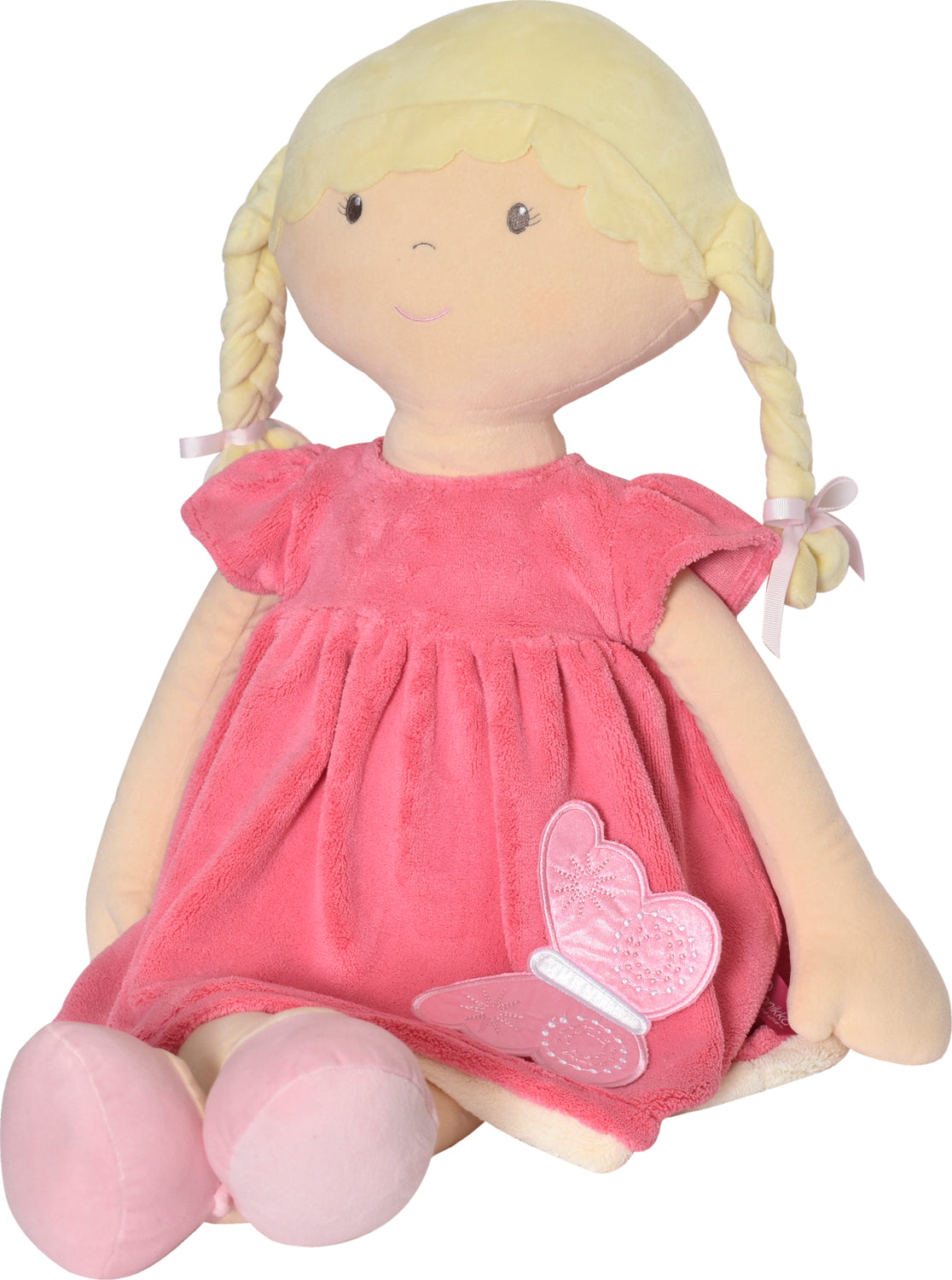 Ria Blonde Hair in Pink & White Dress X-Large