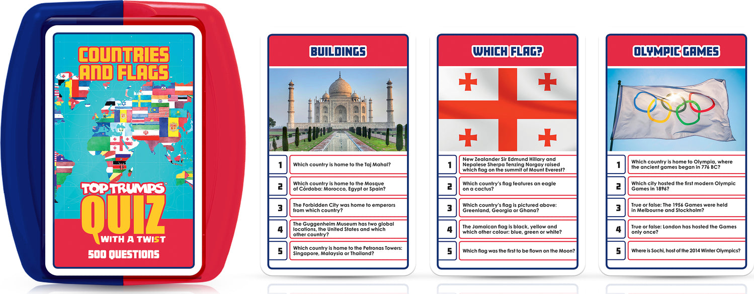 Top Trumps Quiz - Countries And Flags